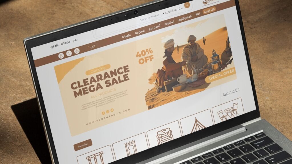 Al Rahal Website design, client portfolio